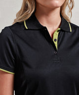 Premier Women's Contrast Coolchecker® Polo