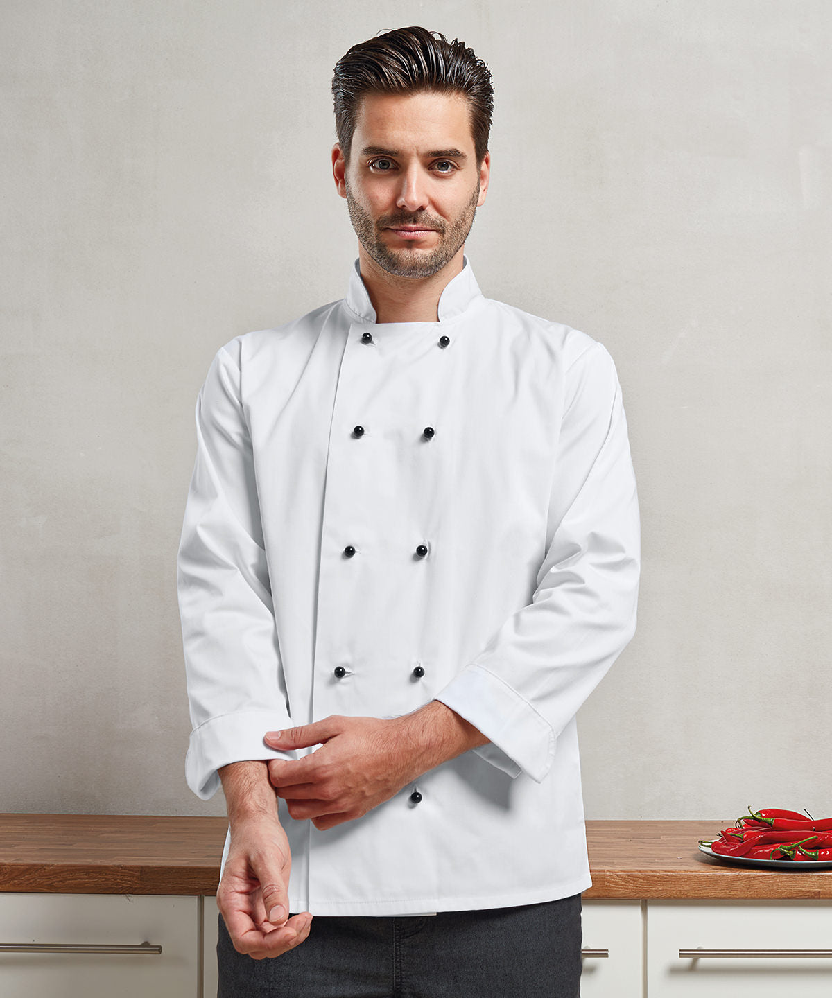 Premier Cuisine Long Sleeve Chef's Jacket