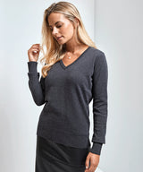 Premier Women's V-Neck Knitted Sweater