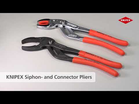 Knipex Plastic Pipe Grip Pliers Black 250mm