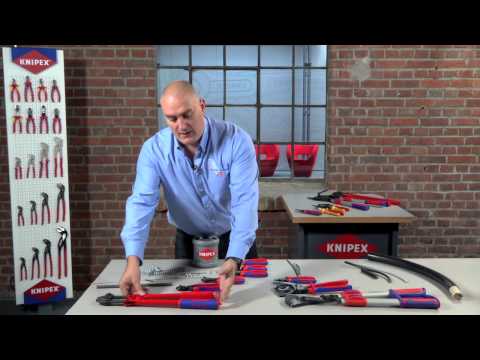 Knipex Cable Shears with Twin Cutting Edge Multi-Component Grip 200mm