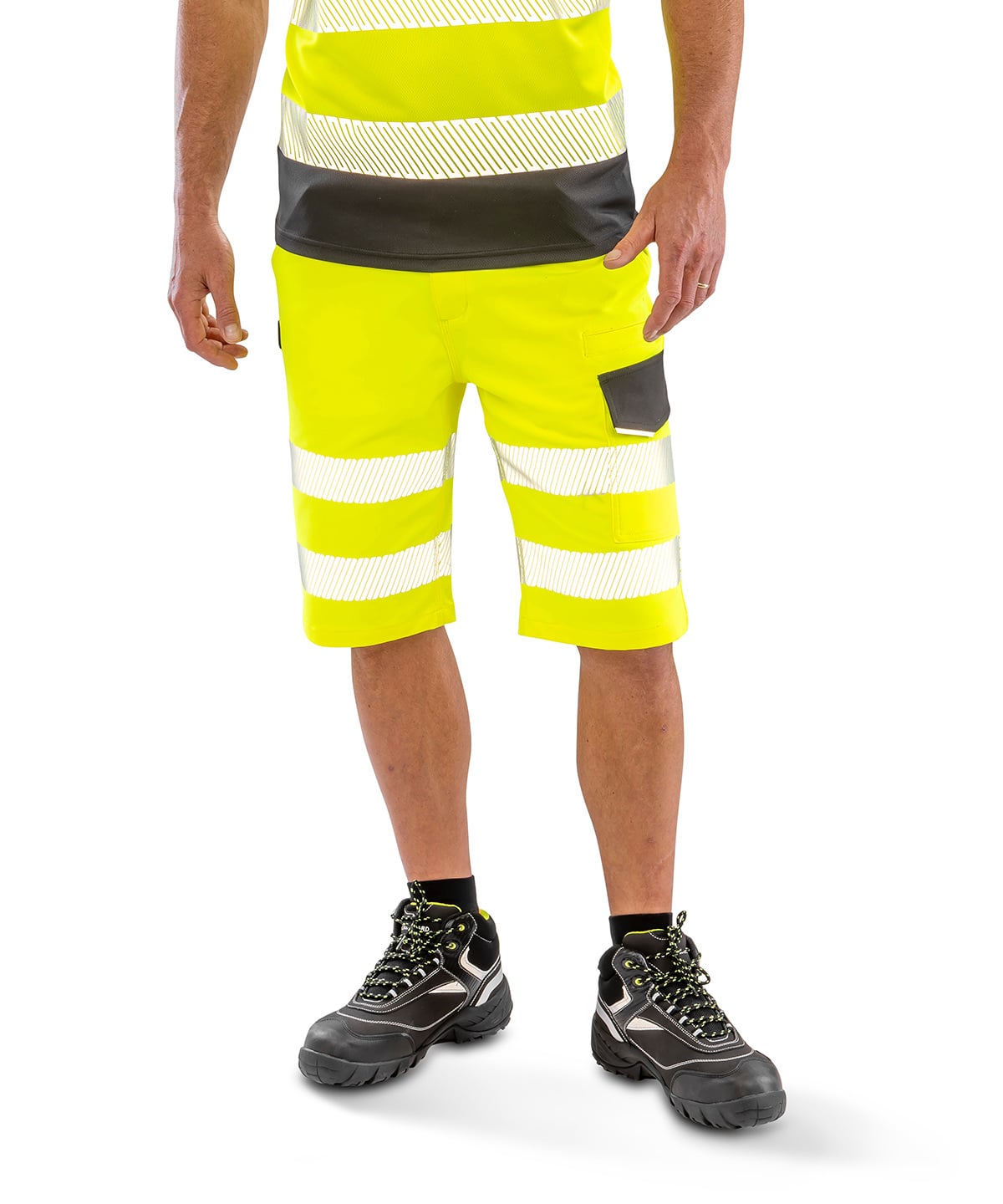 Result Safeguard R519X Safe-Guard Recycled Dynamic Stretch Safety Shorts