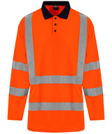 Prortx High Visibility High Visibility Long Sleeve Polo