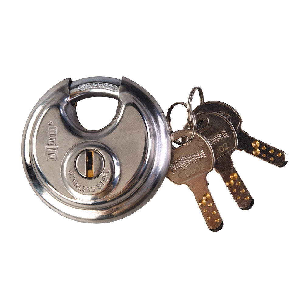 Van Vault 70mm Disc Lock Keyed Alike