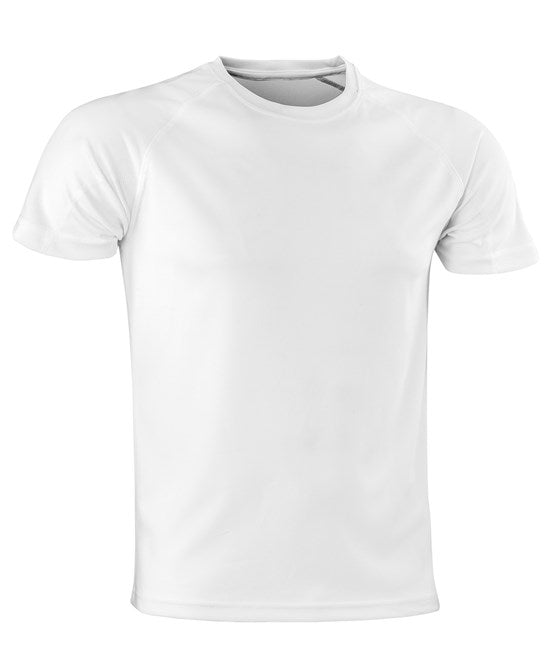 Spiro Performance Aircool Tee - White