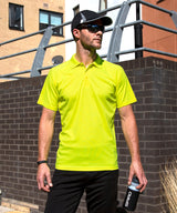 Spiro Performance Aircool Polo Shirt - Flo Yellow