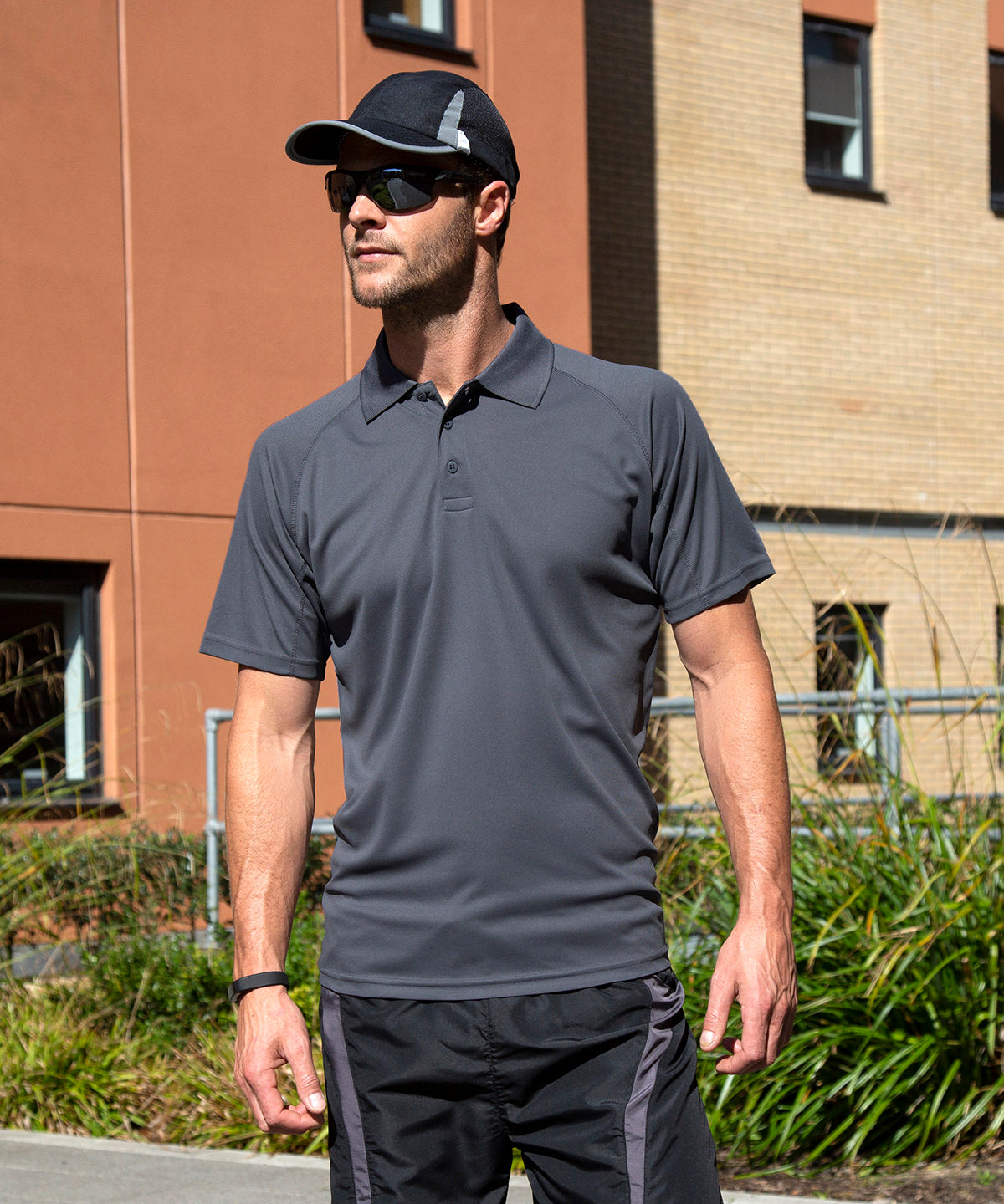 Spiro Performance Aircool Polo Shirt - Grey