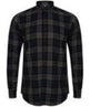 Sf Brushed Check Casual Shirt With Button-Down Collar