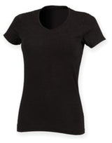 Sf Feel Good Women's Stretch V-Neck T-Shirt