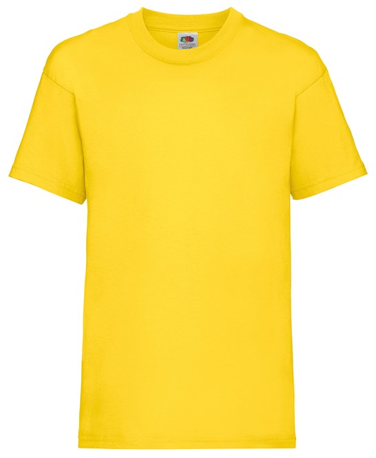 Fruit Of The Loom Kids Valueweight T - Yellow