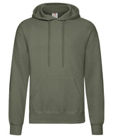 Fruit Of The Loom Classic 80/20 Hooded Sweatshirt - Classic Olive*