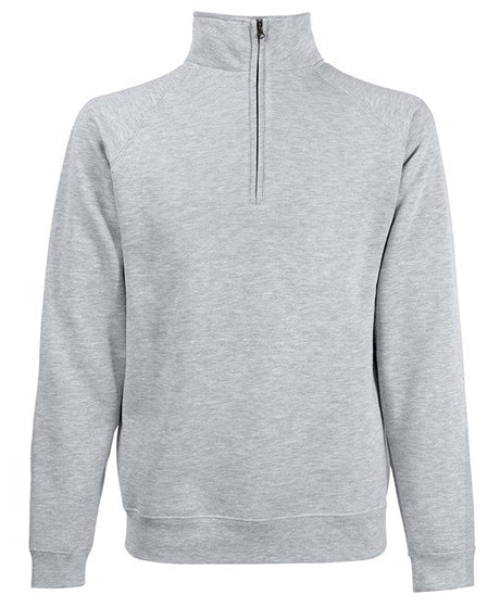 Fruit Of The Loom Classic 80/20 Zip Neck Sweatshirt