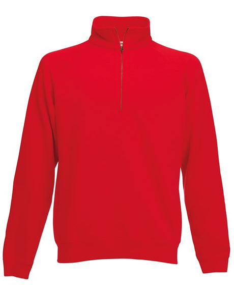 Fruit Of The Loom Classic 80/20 Zip Neck Sweatshirt