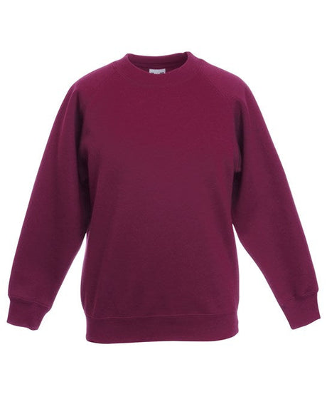 Fruit Of The Loom Kids Classic Raglan Sweatshirt