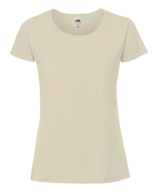 Fruit Of The Loom Women's Iconic 195 Ringspun Premium T-Shirt - Desert Sand