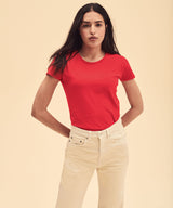 Fruit Of The Loom Women's Iconic T - Heather Red