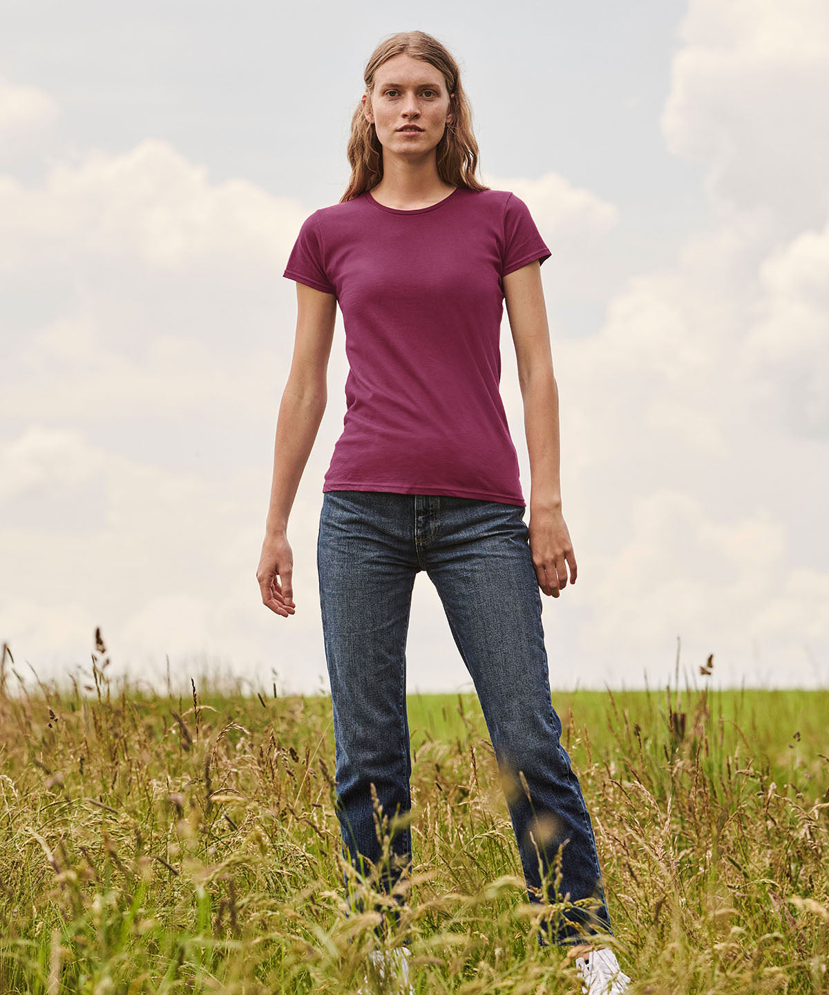 Fruit Of The Loom Women's Iconic T - Heather Royal