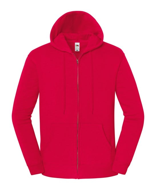 Fruit of the Loom SS443 Iconic Premium Hooded Sweat Jacket