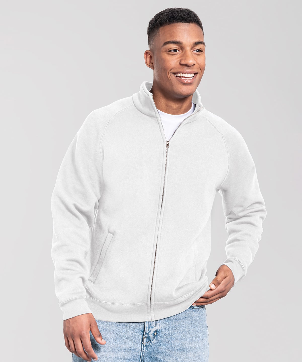 Fruit of the Loom SS445 Iconic Premium Sweat Jacket