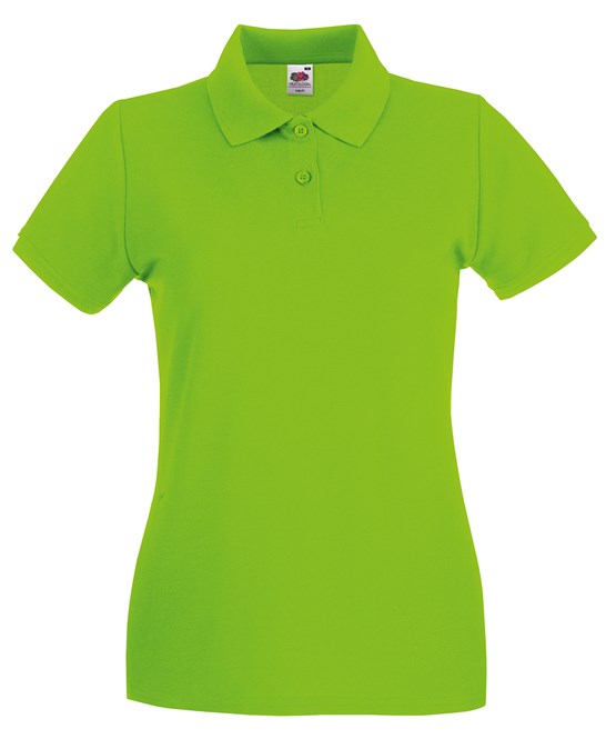 Fruit Of The Loom Women's Premium Polo - Lime