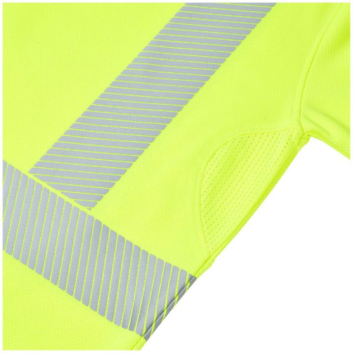 Supertouch Hi-Vis Eco Coolmax Long Sleeve Polo