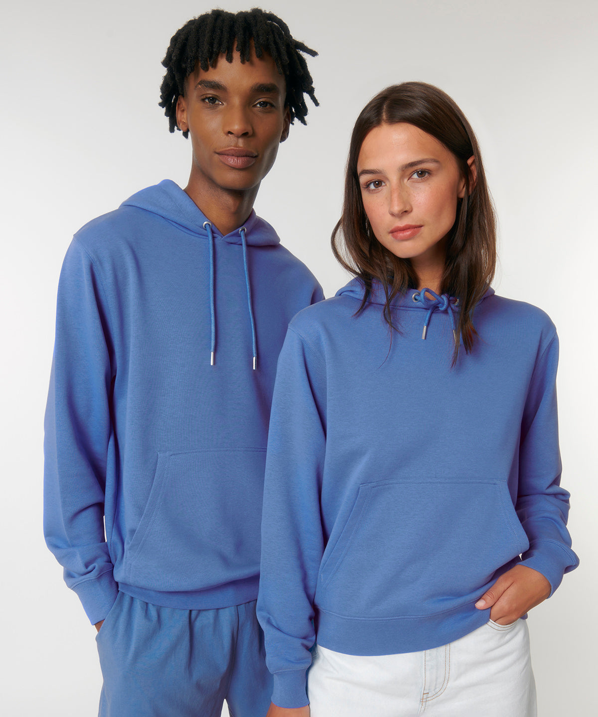 Stanley/Stella Unisex Archer Hoodie Sweatshirt (Stsu011) - Bright Blue