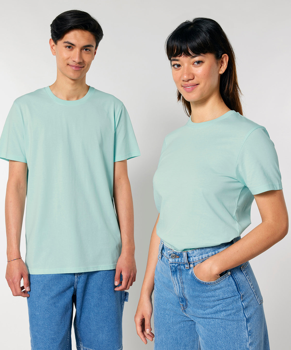 Stanley/Stella Unisex Crafter Iconic Mid-Light T-Shirt (Sttu170) - Caribbean Blue