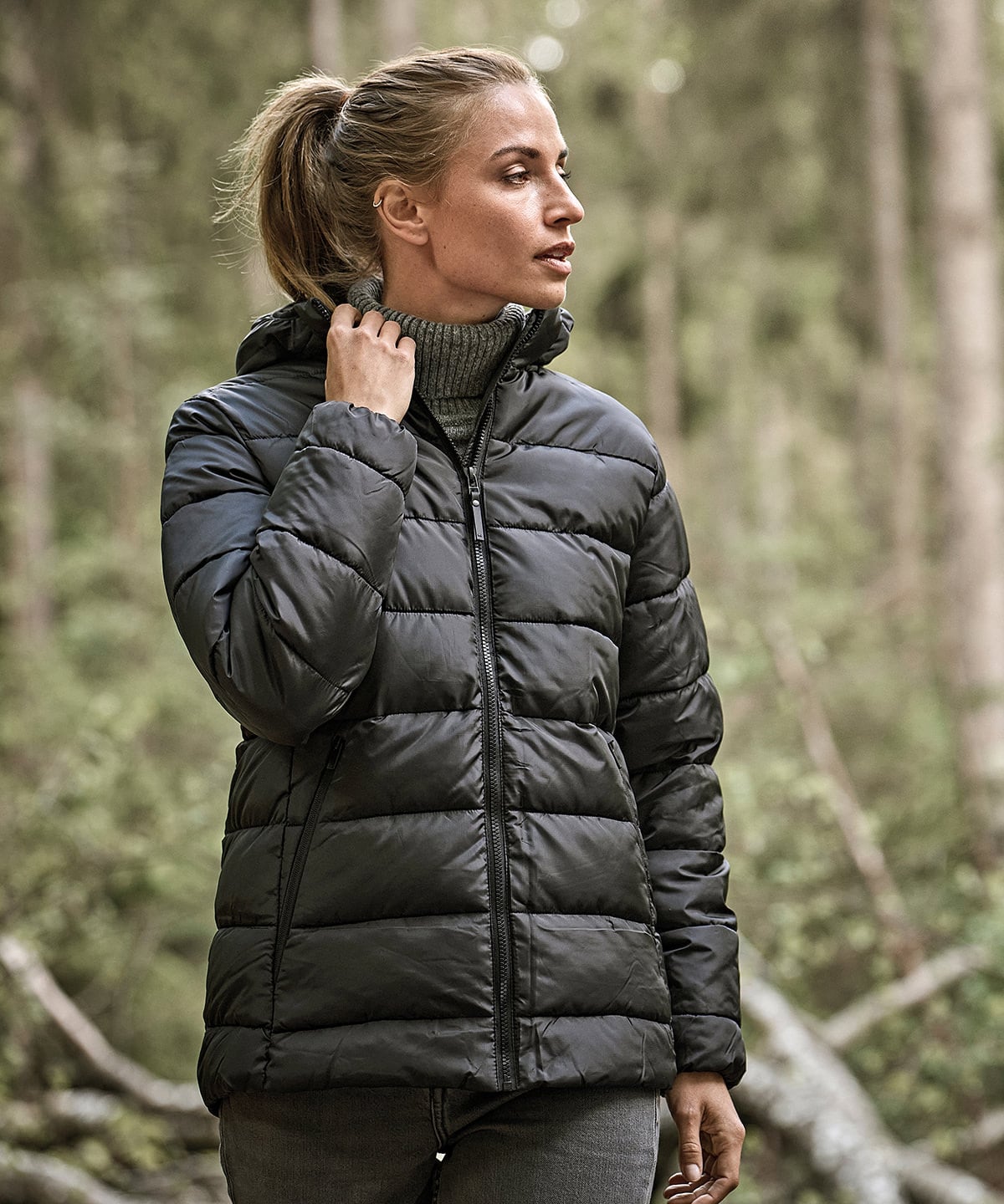 Tee Jays TJ113 Women’s Lite Hooded Jacket (9647)