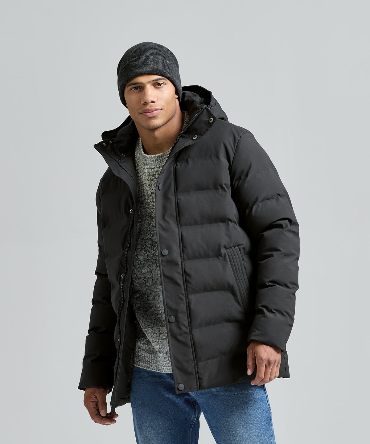 2786 TS008 Recycled Bonded Longline Padded Jacket