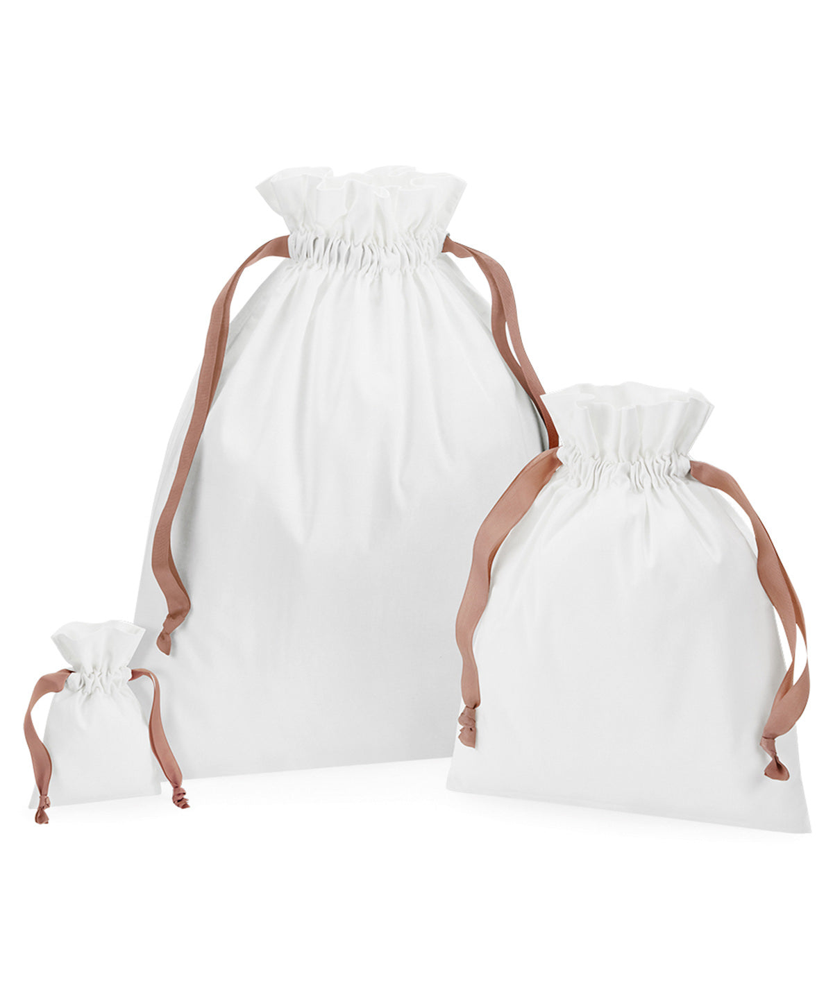 Westford Mill Cotton Gift Bag With Ribbon Drawstring