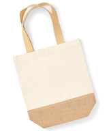 Westford Mill Jute Base Canvas Shopper