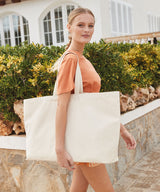 Westford Mill Oversized Canvas Tote Bag