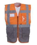 Yoko Hi-Vis Top Cool Open-Mesh Executive Waistcoat