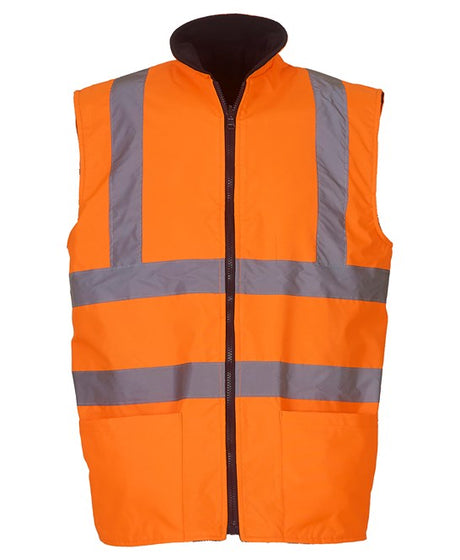 Yoko Hi-Vis Reversible Fleece Bodywarmer