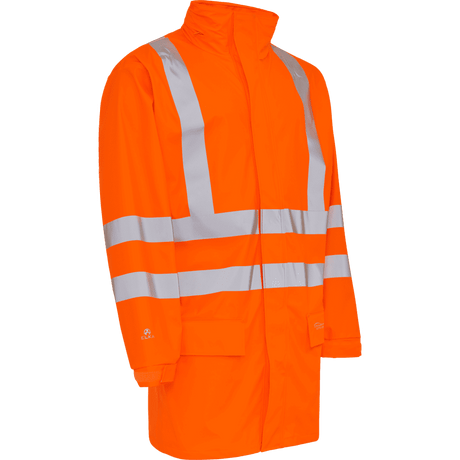 ELKA Dry Zone Visible Jacket 026301R #colour_hi-vis-orange