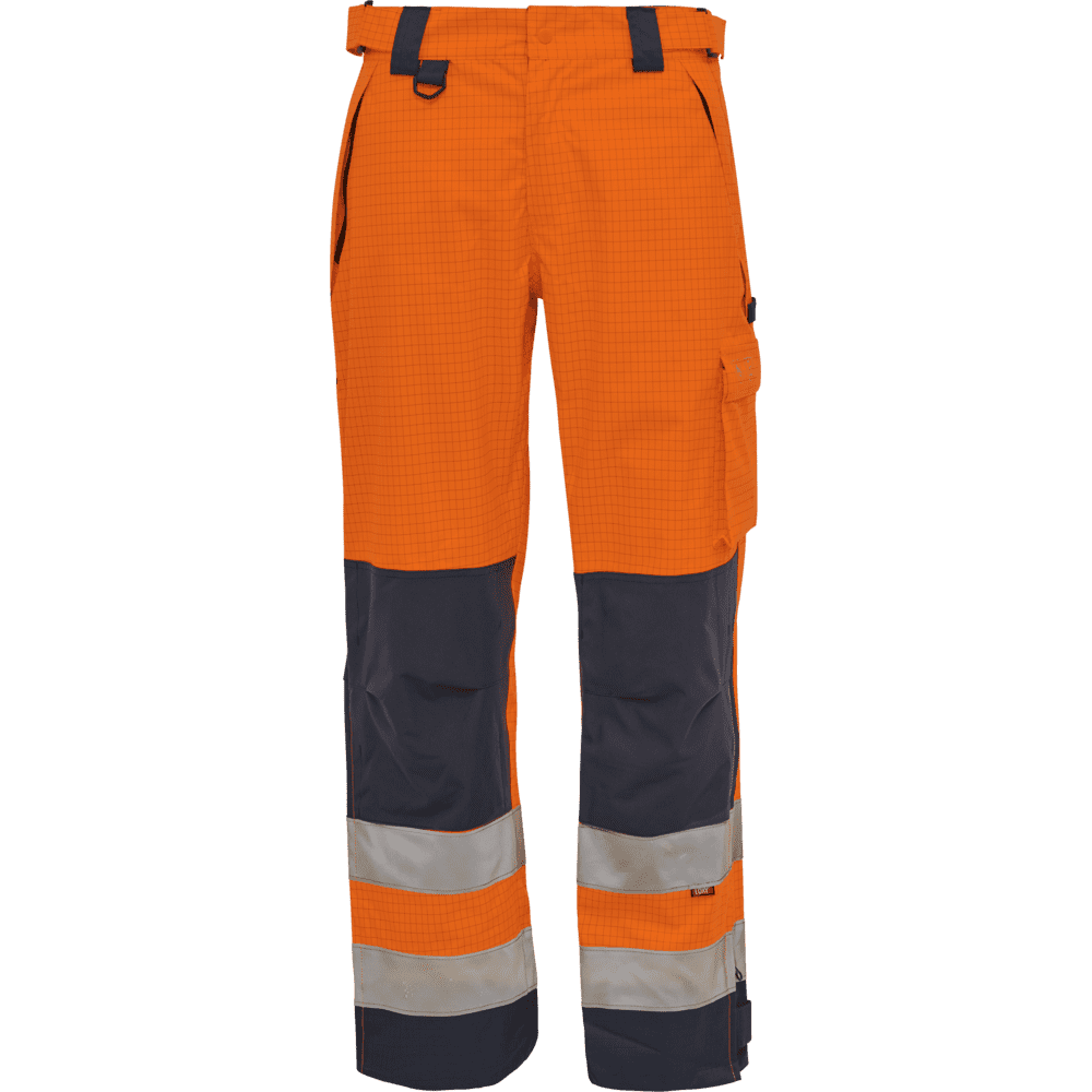 ELKA Securetech Multinorm Waist Trousers 082450R #colour_hi-vis-ora-navy