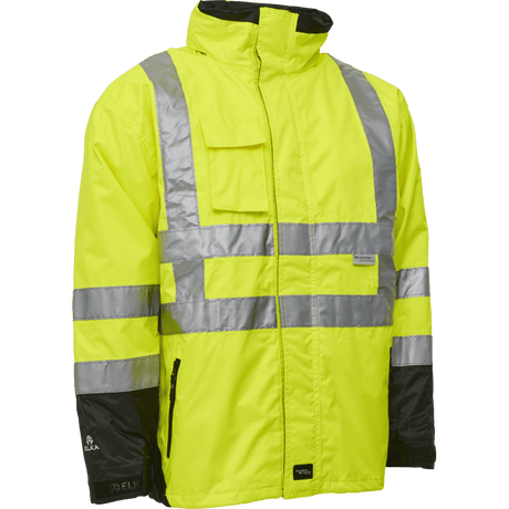 ELKA Visible Xtreme 2-in-1 Jacket 086100R #colour_hi-vis-yell-black