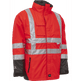 ELKA Visible Xtreme 2-in-1 Jacket 086100R #colour_hi-vis-red-black