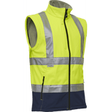 ELKA Visible Xtreme Softshell Jacket 086500R #colour_hi-vis-yell-navy