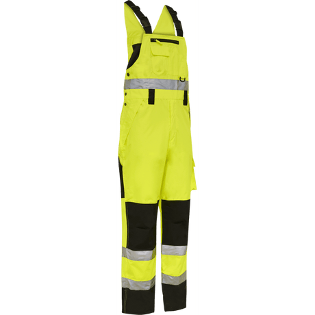 ELKA Visible Xtreme Bib & Brace 089900R #colour_hi-vis-yell-black