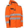 ELKA Visible Xtreme Winter Softshell Jacket 116514R #colour_hi-vis-orange-grey