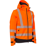 ELKA Visible Xtreme Softshell Jacket 117300R #colour_hi-vis-orange-black