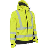 ELKA Visible Xtreme Softshell Jacket 117300R #colour_hi-vis-yell-black