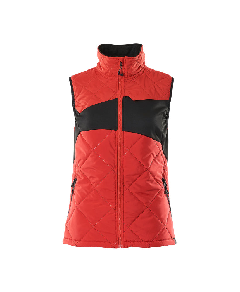 Mascot Accelerate Ladies Thermal Gilet with CLIMascot #colour_traffic-red-black