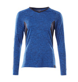 Mascot Accelerate Ladies COOLMAX Long-Sleeved T-shirt #colour_azure-blue-dark-navy