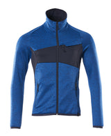 Mascot Accelerate Microfleece Jacket with Zipper #colour_azure-blue-dark-navy