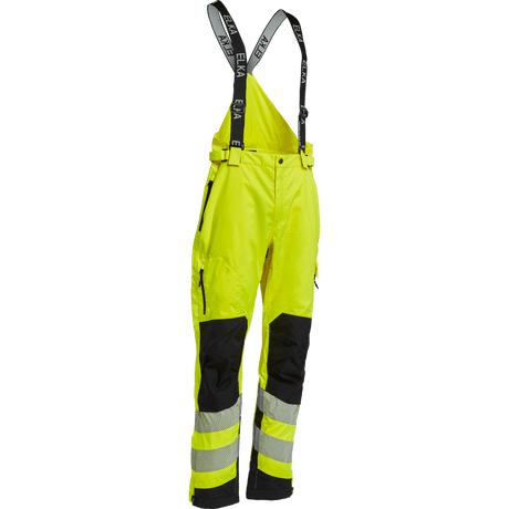 ELKA Visible Xtreme Stretch Combi Trousers 182401R #colour_hi-vis-yell-black