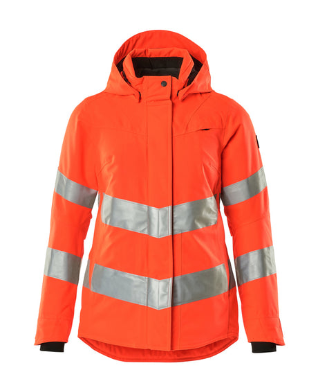 Mascot Safe Supreme Ladies Fit Winter Jacket #colour_hi-vis-red