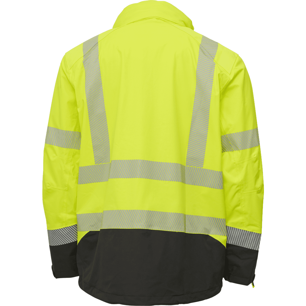 ELKA Visible Xtreme Stretch Jacket 186000R #colour_hi-vis-yell-black