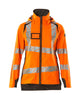 Mascot Accelerate Safe Ladies Lightweight Outer Shell Jacket #colour_hi-vis-orange-dark-anthracite